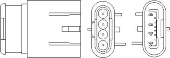Sonda Lambda Sonda lambda numar fire 4 720mm ALFA ROMEO MITO FIAT 500 FIORINO-MINIVAN PANDA PUNTO PUNTO-HATCHBACK FIAT PUNTO III (199_), Hatchback Van, 04.2008 - Magneti Marelli 466016355160