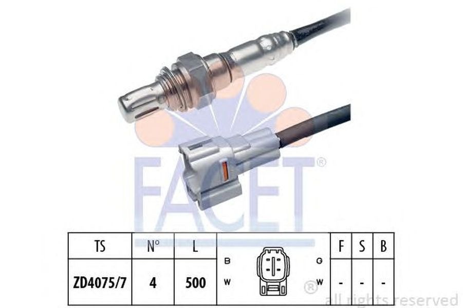 Sonda Lambda SUZUKI SWIFT III MZ EZ FACET FA 10.7565