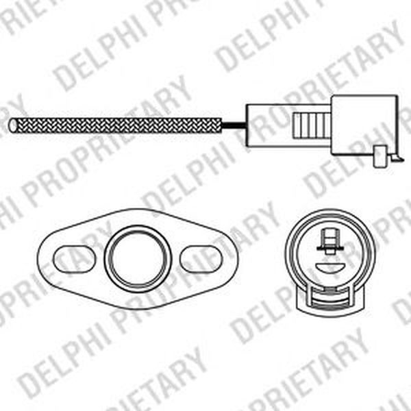 Sonda Lambda TOYOTA CAMRY CV1 XV1 V1 DELPHI ES1022