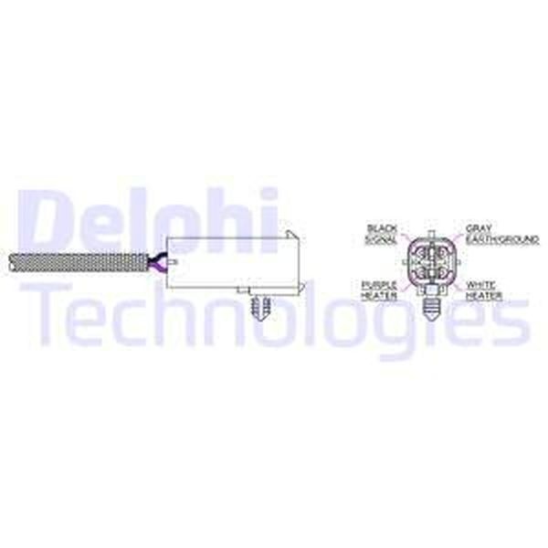 Sonda Lambda TOYOTA PREVIA TCR2 TCR1 DELPHI ES2001611B1