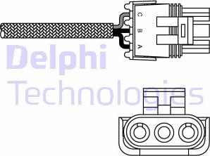Sonda Lambda VAUXHALL NOVA hatchback DELPHI ES1099