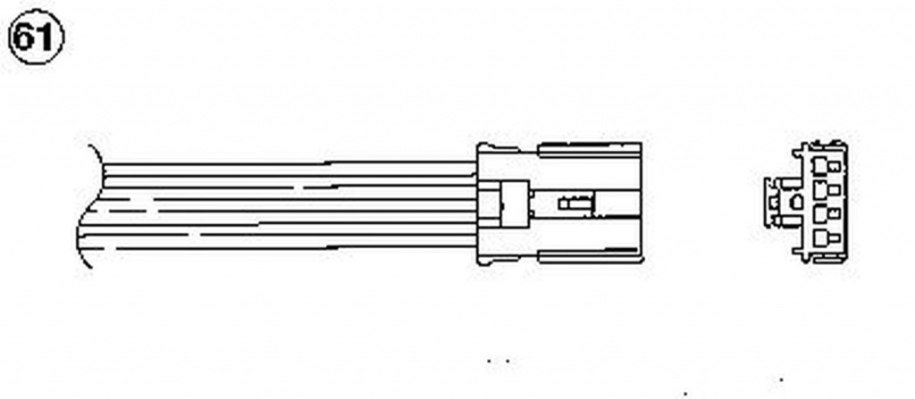 Sonda Lambda VOLVO V40 combi VW NGK OTA4F-5E1