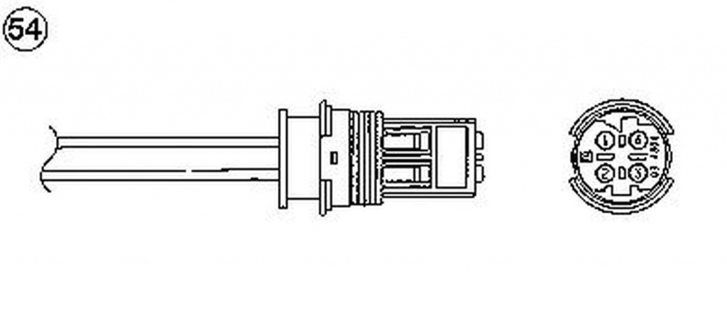 Sonda Lambda VOLVO V40 combi VW NGK OTA7N-5D2