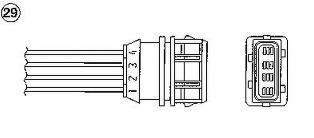 Sonda Lambda VOLVO V40 combi VW NGK OZA695-EE1