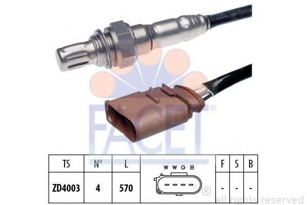 Sonda Lambda VW BORA (1J2) (1998 - 2005) FACET 10.