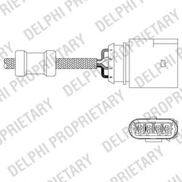 Sonda Lambda VW BORA 1J2 DELPHI ES2034812B1
