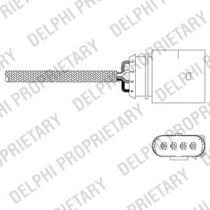 Sonda Lambda VW BORA Combi (1J6) (1999 - 2005) DELPHI ES20338-12B1 piesa NOUA