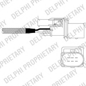 Sonda lambda # Vw Caddy 2004 2005 2006 # ES11015 12B1 # DELPHI