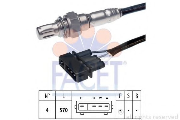Sonda Lambda VW CADDY II Pick-up (9U7) (1996 - 2000) FACET 10.7191 piesa NOUA