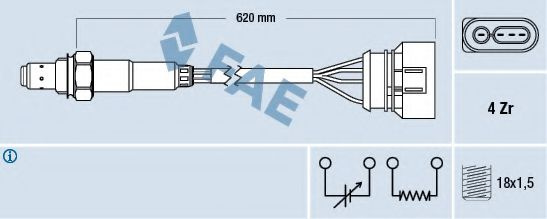 Sonda Lambda VW CADDY Mk II (9K9A) (1995 - 2004) F