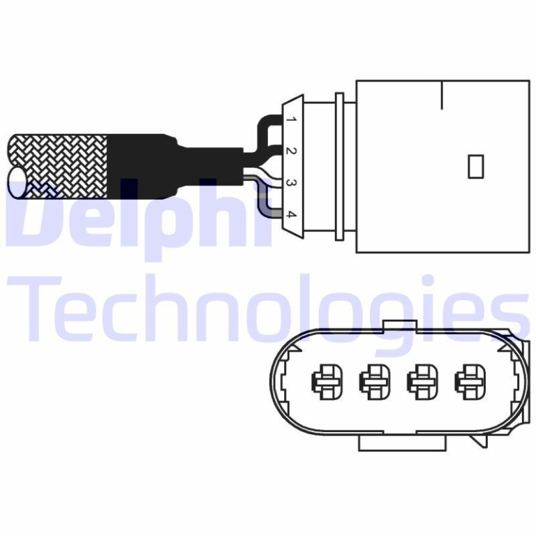 Sonda lambda # Vw Cc 2008 2009 2010 # ES10981 12B1 # DELPHI
