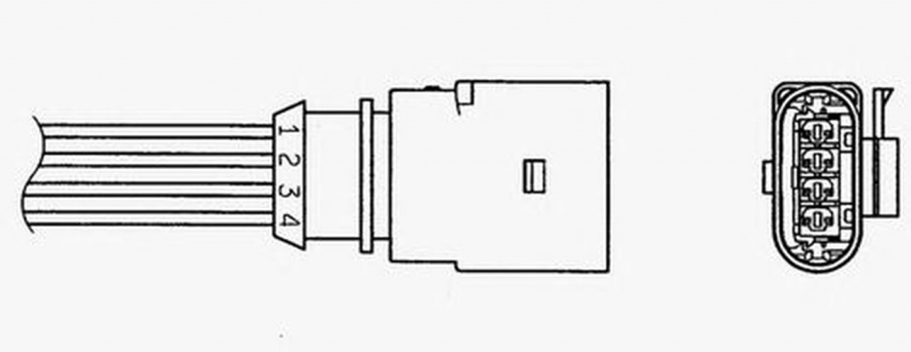 Sonda Lambda VW EOS 1F7 1F8 NGK OZA629-V9