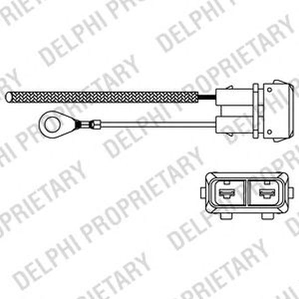 Sonda Lambda VW GOLF III 1H1 DELPHI ES1099812B1