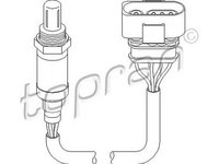 Sonda Lambda VW GOLF III Variant 1H5 TOPRAN 111601