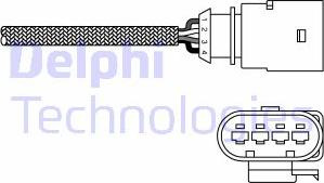 Sonda Lambda VW GOLF V 1K1 DELPHI ES20289-12B1