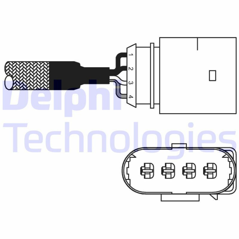 Sonda lambda # Vw Jetta 1998 1999 2000 2001 2002 2003 2004 2005 # ES10978 12B1 # DELPHI