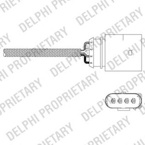 Sonda Lambda VW JETTA III 1K2 DELPHI ES2033812B1
