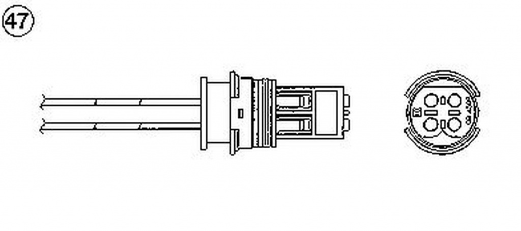 Sonda Lambda VW LT 28-46 II platou sasiu 2DC 2DF 2DG 2DL 2DM NGK OZA660-EE32
