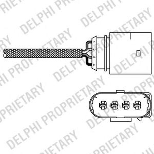 Sonda Lambda VW LUPO 6X1 6E1 DELPHI ES2028612B1