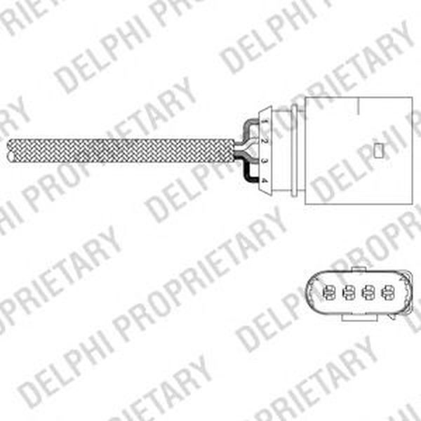 Sonda Lambda VW LUPO 6X1 6E1 DELPHI ES2034012B1