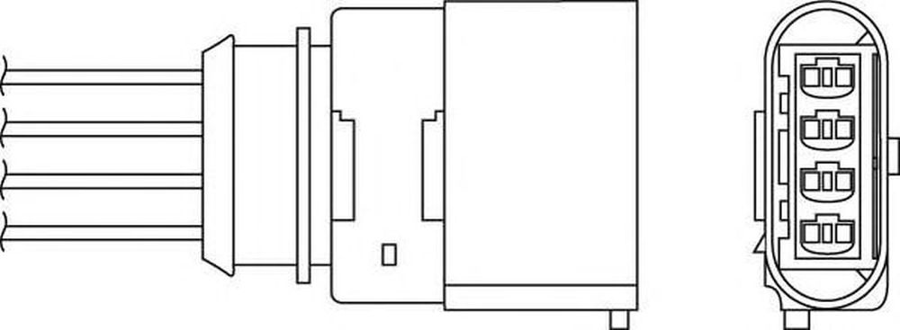 Sonda Lambda VW NEW BEETLE 9C1 1C1 BERU OPH059