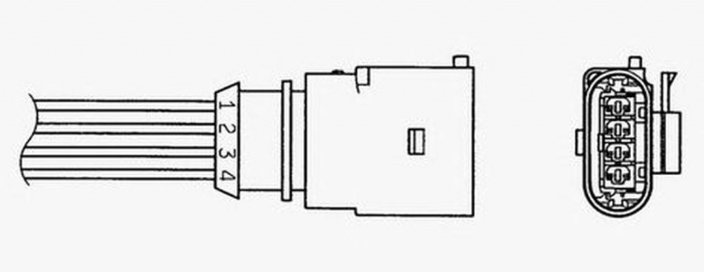 Sonda Lambda VW PASSAT Variant 3C5 NGK OZA629-V8