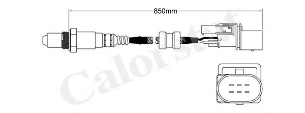 Sonda lambda # Vw Phaeton 2002 2003 2004 2005 # LS150004 # CALORSTAT BY VERNET