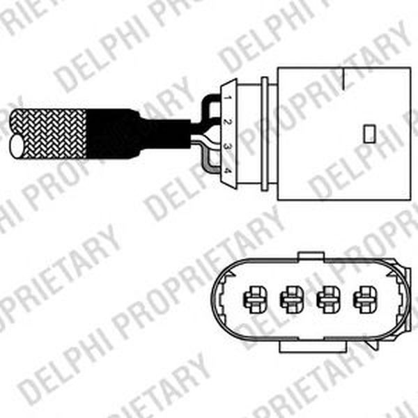 Sonda Lambda VW POLO 6N1 DELPHI ES1098112B1