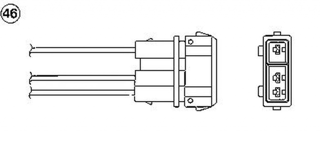 Sonda Lambda VW TRANSPORTER IV bus 70XB 70XC 7DB 7DW 7DK NGK OZA446-E53