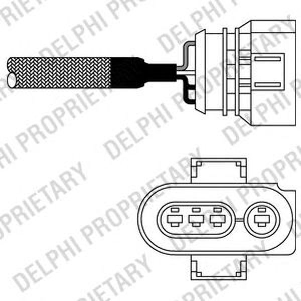 Sonda Lambda VW TRANSPORTER IV platou sasiu 70XD DELPHI ES1096712B1