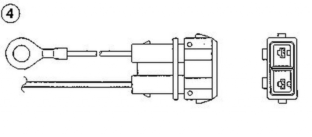 Sonda Lambda VW VENTO 1H2 NGK OZA401-E4