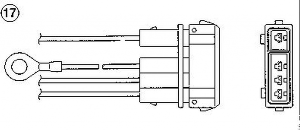 Sonda Lambda VW VENTO 1H2 NGK OZA446-E42