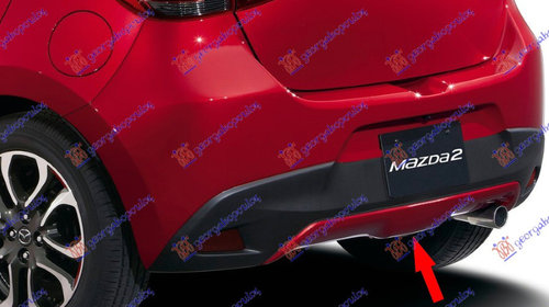 SPOILER BARA SPATE - MAZDA 2 14-, MAZDA, MAZDA 2 14-, 506006390