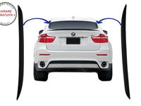 Spoiler Eleron Luneta BMW X6 E71 E72 (2008-2014) Performance Design- livrare gratuita