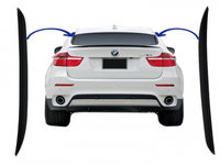 Spoiler Eleron Luneta compatibil cu BMW X6 E71 E72 (2008-2014) Performance Design Tuning BMW X6 E71/E72 2008 2009 2010 2011 2012 TRFBMX6E71