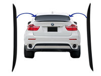 Spoiler Eleron Luneta compatibil cu BMW X6 E71 E72 (2008-2014) Performance Design TRFBMX6E71