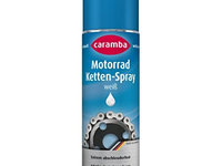 Spray cu vaselina pentru lanturi de motocicleta CARAMBA 300 ml, alb
