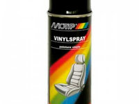 Spray de vopsea pentru piele MOTIP Negru 200ml