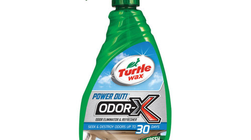 Spray eliminare mirosuri neplacute (fum, animale companie, cafea, mancare ) Turtle Wax Power Out Odour X 500ml