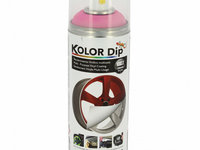 Spray vopsea cauciucata Kolor Dip Roz Fluorescent 400ml