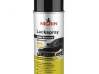 Spray vopsea Grafen Professional 400 ml, nitroceluloza, negru lucios