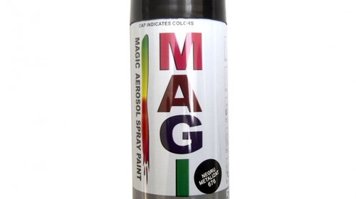 Spray vopsea MAGIC Negru metalizat 676 , 400 