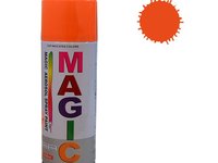 Spray vopsea MAGIC Portocaliu Fluorescent , 400 ml.