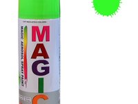 Spray vopsea MAGIC Verde Fluorescent , 400 ml.
