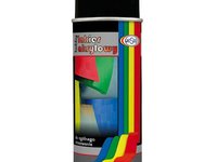 Spray vopsea Negru Lucios pentru suprafete plastice 400ml Wesco