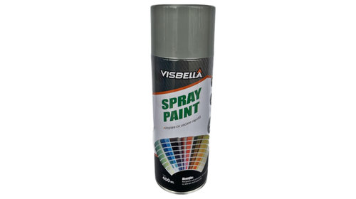 Spray vopsea Visbella Gri Mat 400ml Cod: 125