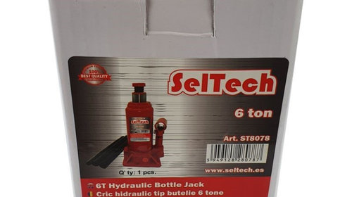ST8078 Cric hidraulic tip butelie 6 tone, SelTech
