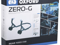 Stand Roata Moto Spate Oxford Zego-G Rear Stand Otel Negru OX263