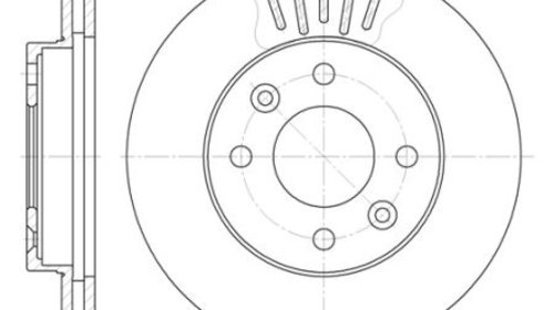 Starline set discuri frana fata nissan, renau