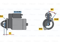 Starter (0001107093 BOSCH) NISSAN